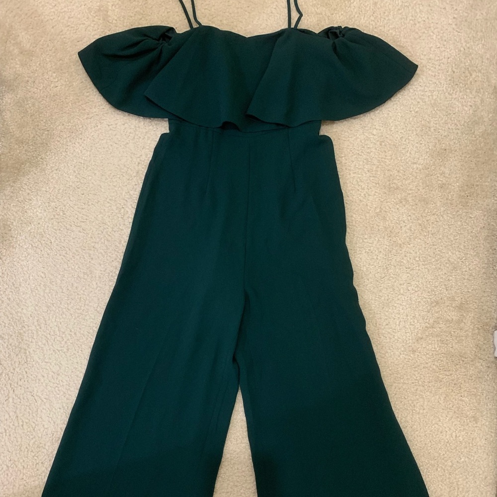 crop wide leg jumpsuit